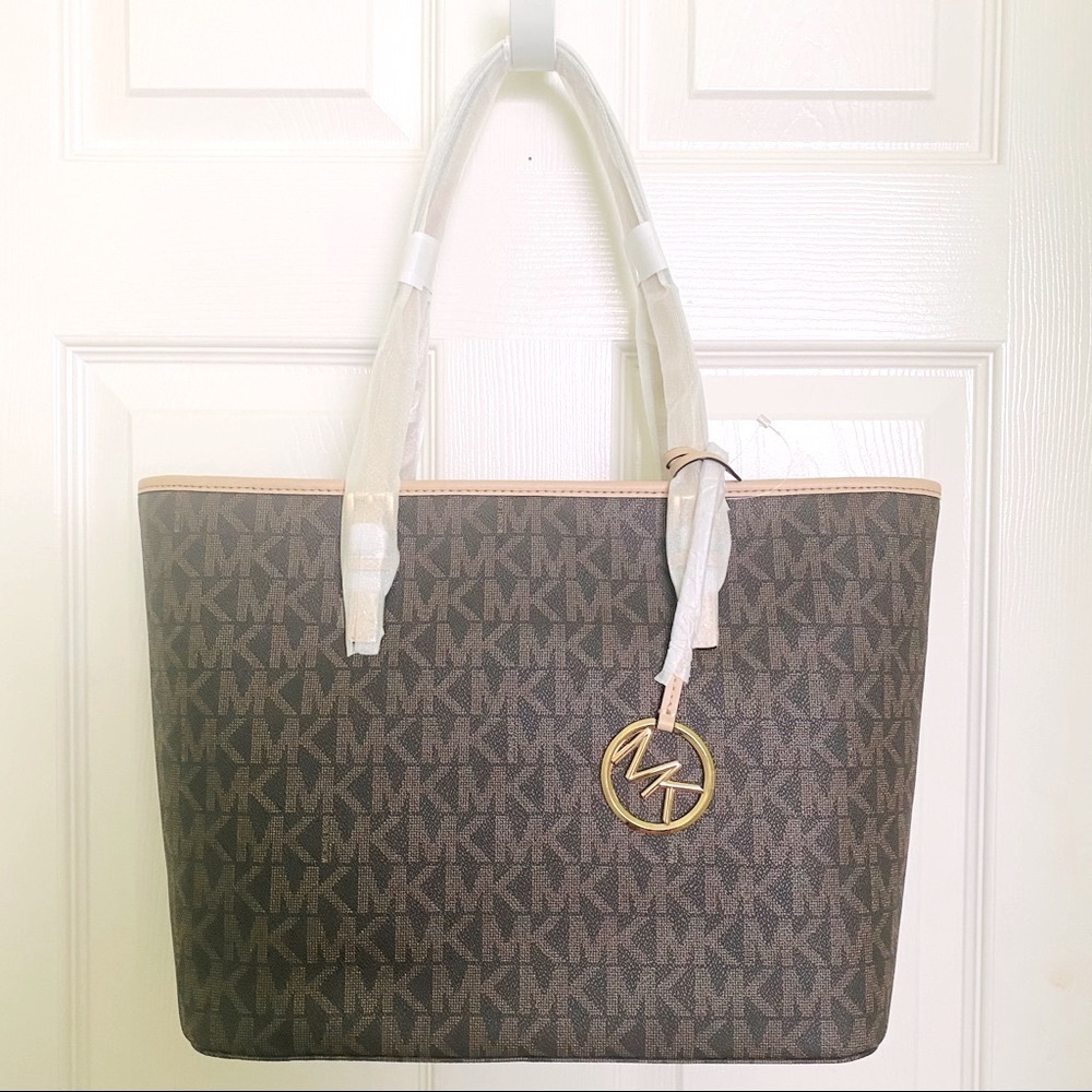 Michael Kors Jet Set Travel Tote Bag in Brown